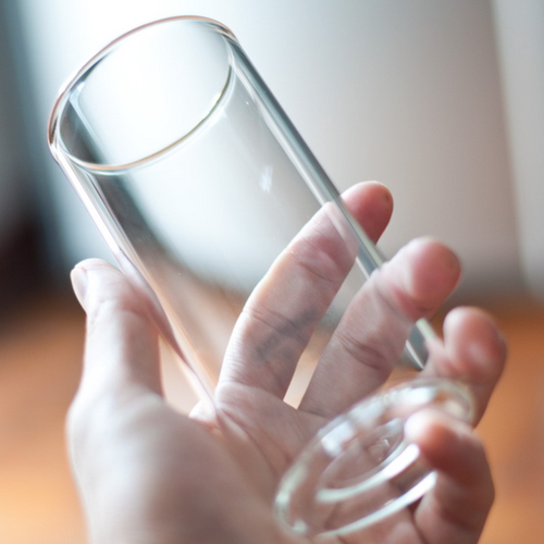 透明圆形无铅耐热玻璃杯