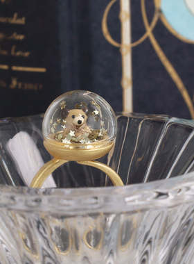 Ayatorie专柜正品2026年新款爆款可爱星陨小熊卡哇伊戒指日本礼盒