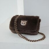 Paul&Joe日本正品 毛绒猫咪手提斜挎单肩包 2025新款 代购 现货限量款