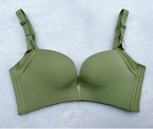 舒适透气 无钢圈调整型收副乳防下垂中厚款 小胸聚拢文胸罩 内衣女