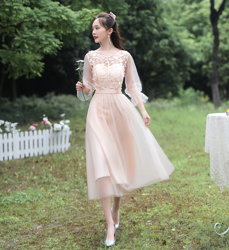  Champagne Powder E4#medium long model+L  
