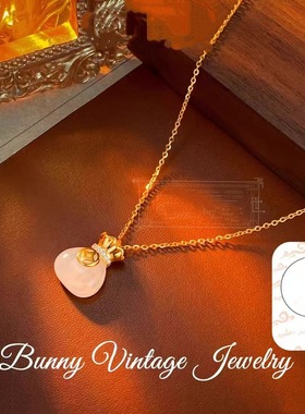 福袋项链耳钉女生款吊坠新款轻奢小众高级感小众锁骨链批发代发