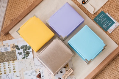 lovedoki自制皮面影集创意2孔