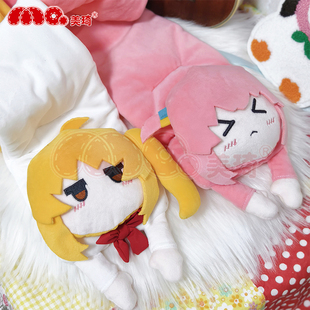 美琦动漫孤独摇滚周边波奇酱粉色围巾冬季女生保暖围脖山田凉脖套