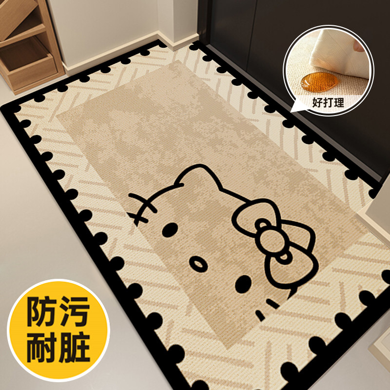 2026新款玄关入户家用进门刮沙除尘防滑耐磨门口地垫中古风地毯,居家布艺,入户地垫,淘宝优惠券,粉丝福利购,淘宝优惠卷