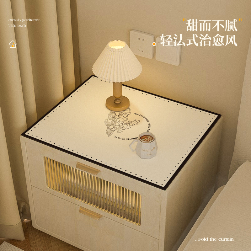 床头柜垫简约布防水现代简约