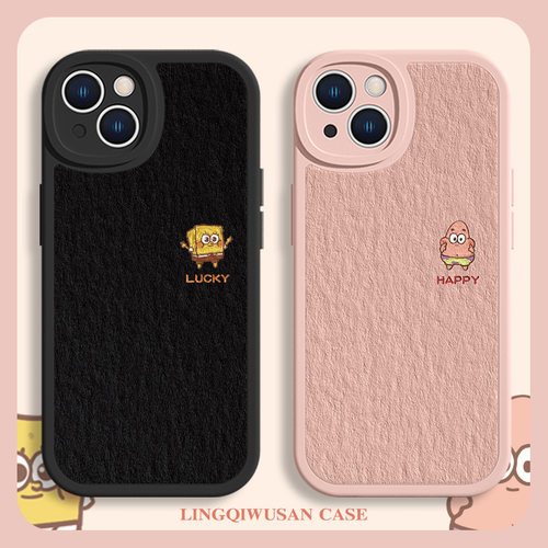 适用苹果iPhone手机壳海绵宝宝