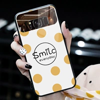 Samsung, S10, стеклянный чехол для телефона, S9, свежее зеркало, S8, высококлассный ремешок, простой и элегантный дизайн