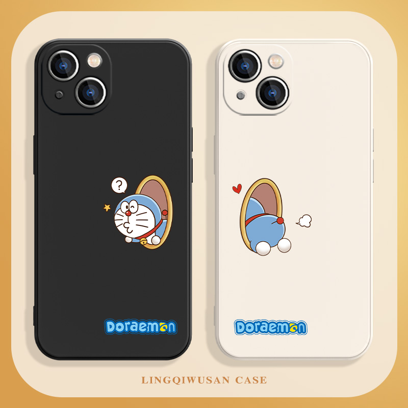 适用苹果手机壳哆啦A梦卡通新款