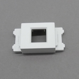 120型面板空白地插空口支架框空模块可配AMP中性型电脑网络电话