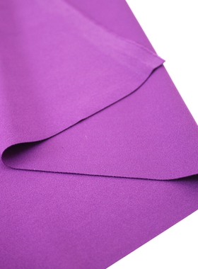 半米价 紫色直贡呢弹力针织布料打底衫泳装裙子T恤弹性服装面料