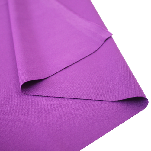 紫色直贡呢锦兔弹力针织布料