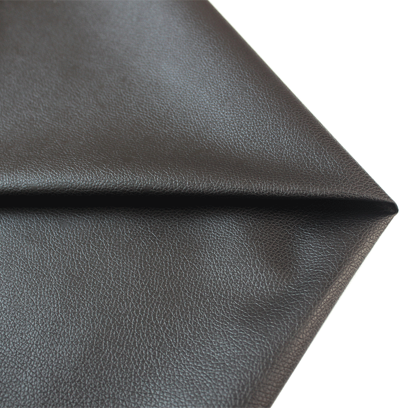 半米价纯黑色荔枝纹仿真风pu皮革