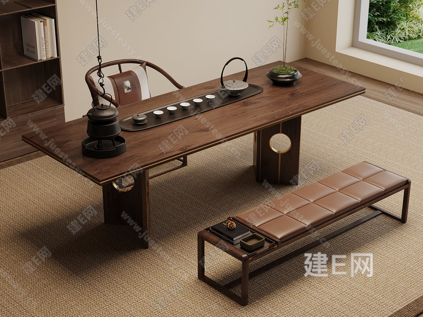 木林世家实木茶桌椅组合现代简约轻奢家用小户型茶室泡茶台