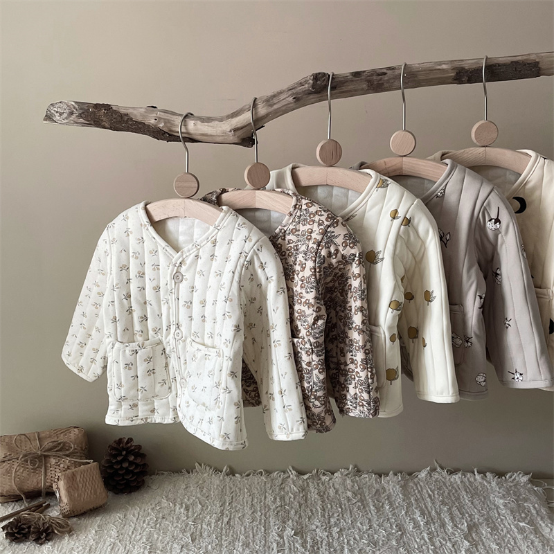 延陵红男女同款加绒秋冬手工棉衣