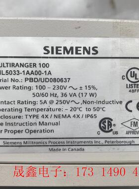 SIMENS超声波液位计SIEMENS SIMENS 7ML5033-1【询价产品】
