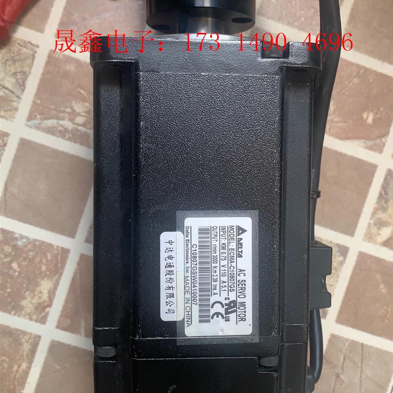 台达伺服马达 ECMA-C10807GS实图  功能正常【询价产品】