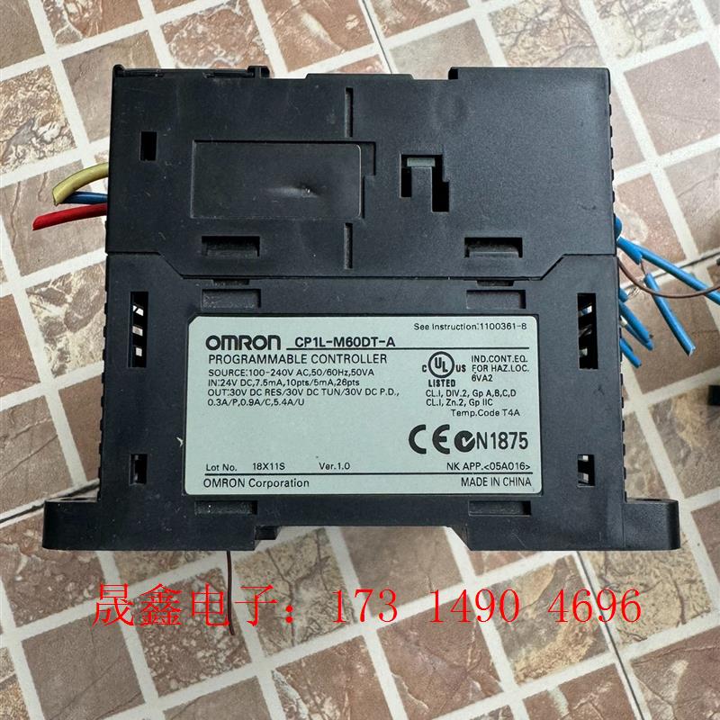 欧姆龙CP1L-M60DT-A原装,实图,功能完好。【询价产品】