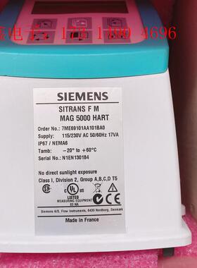 SIMENSmag5000电磁流量转换器,7ME69101AA10【询价产品】