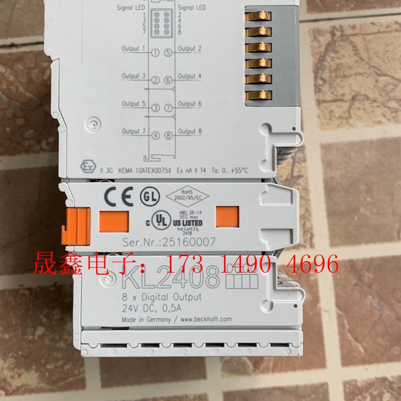 倍福模块KL2408 拍摄  功能  ,标价为【询价产品】