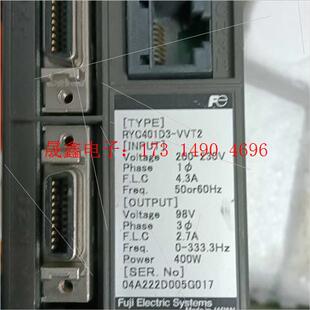 询价产品 伺服驱动器400W VVT2 RYC401D3