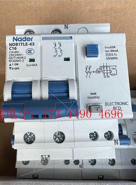 NDB1TLE-63漏电断路器【询价产品】