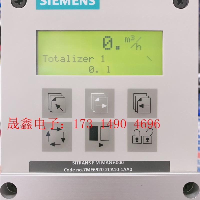 SIMENS流量变送器7ME6920-2CA10-1AA0,未【询价产品】