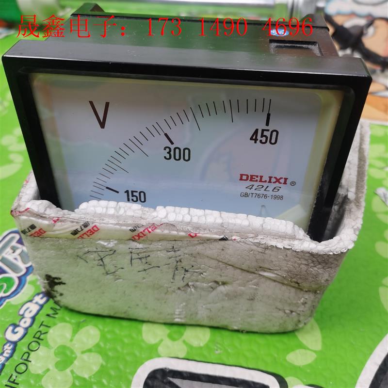 德力西指针式电压表42L6 库存老货,配带安装螺丝,【询价产品】