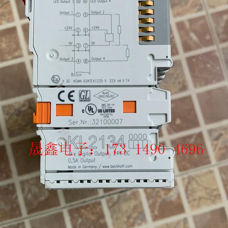 倍福模块KL2134拍摄  功能  ,标价为单【询价产品】