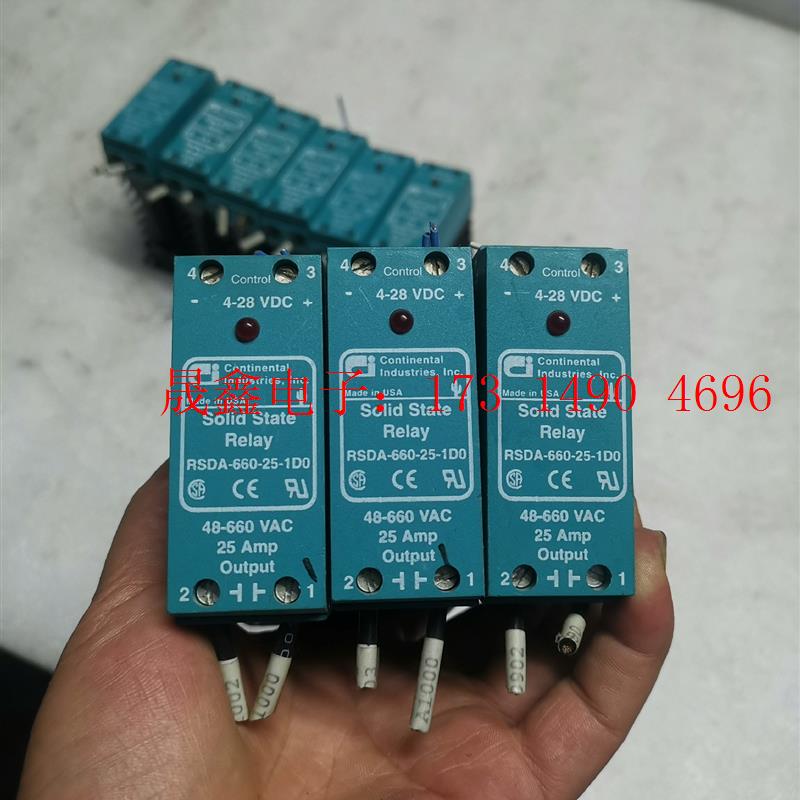 美国欧陆固态继电器:RSDA一660一25一1D0,【询价产品】