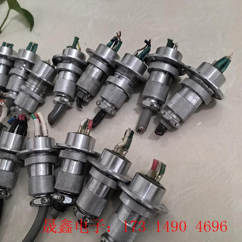 日本品牌七星航空插头,安装孔25.2MM,四芯一个正插【询价产品】