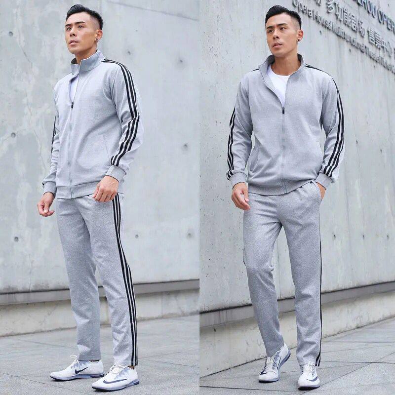 봄과 가을 남성용 스포츠 정장 새로운 러닝 스웨터 여성 커플 봄 스포츠 정장을위한 캐주얼 대형 운동복