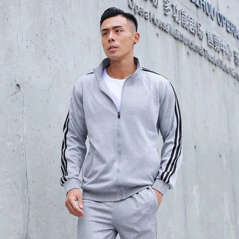 봄과 가을 남성용 스포츠 정장 새로운 러닝 스웨터 여성 커플 봄 스포츠 정장을위한 캐주얼 대형 운동복