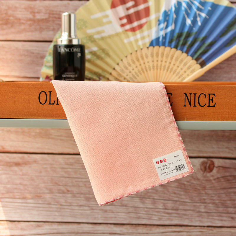 JAPANESE DOUBLE-LAYER COTTON YARN HANDKERCHIEF SWEAT-ABSORBING 1 PIECE CAN BE EMBROIDERED AND CAN BE CUSTOMIZED COMPANY LOGO BIRTHDAY HOLIDAY GIFT