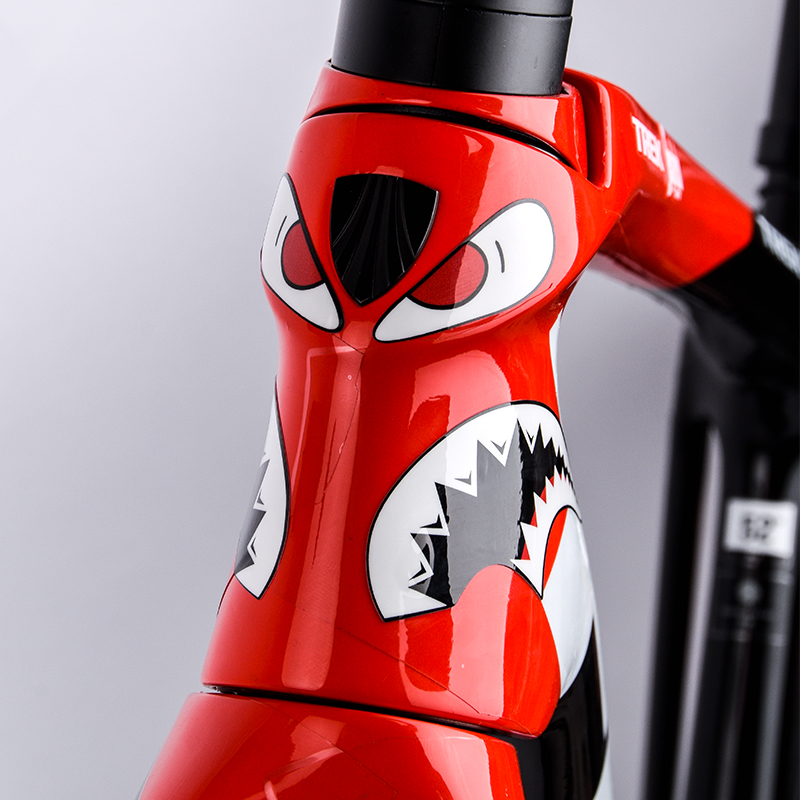 公路自行车遮瑕防剐蹭动物贴纸