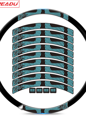 e.thirteen trsr山地车轮组贴e13自行车轮毂装饰单车轮组贴纸防水