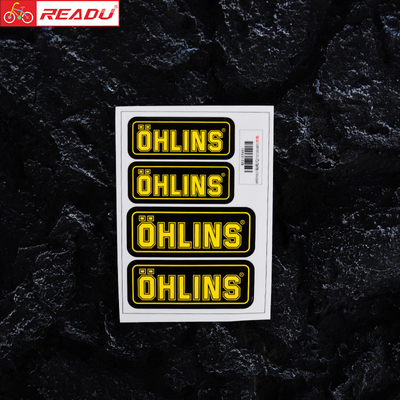 readu贴纸自行车贴纸前叉后胆减震贴纸装饰奥林斯ohlins避震器贴