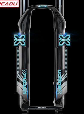 野宝X-fusion RC32前叉贴纸山地车前避震器贴花单车贴纸改色防水