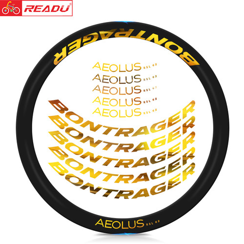 棒槌哥轮组贴纸Bontrager Aeolus RSL 62 TLR公路车轮组贴纸碳圈