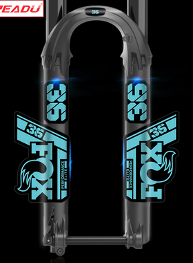 新款2021 fox36performance前叉贴山地车前叉贴纸单车贴纸fox前叉