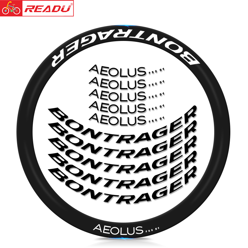 棒槌哥Bontrager Aeolus Pro 51 TLR轮组贴公路自行车碳刀圈贴纸