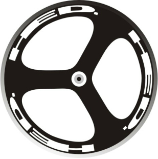 HED 死飞 hed自行车刀圈贴纸轮组装 饰贴改色翻新 STICKER三刀贴纸