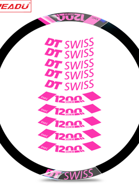 DT SWISS XMC1200 29寸山地车轮组贴纸自行车轮毂车圈装饰轮组贴