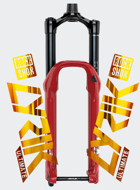2020款rockshox lyrik前叉贴纸山地车防水前叉贴自行车装饰透明底