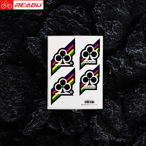 readu贴纸公路自行车贴纸装饰梅花COLNAGO头管贴纸车身防水遮瑕