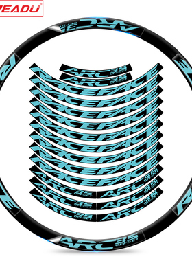 赛脸RACEFACE ARC35山地轮组贴纸AM DH单车轮组车圈改色贴防水