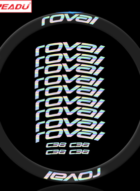 公路轮组贴C38 Disc碟刹刀圈轮组车圈贴纸C38轮组改色防水
