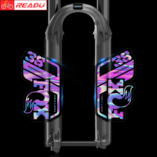 performance前叉贴山地车前叉贴fox前叉贴纸单车涂装 fox 2021