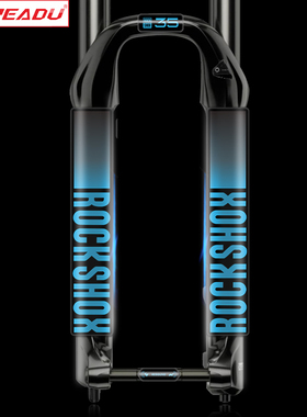 2021 rockshox XC35前叉贴山地自行车前叉贴纸装饰遮瑕改色贴防刮
