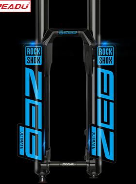 2021rockshox ZEB ULTIMATE前叉贴山地自行车前叉贴纸装饰贴车贴